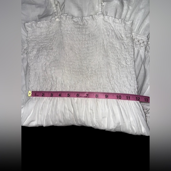 💙 Used white maxi dress 100% Cotton - Picture 3 of 8